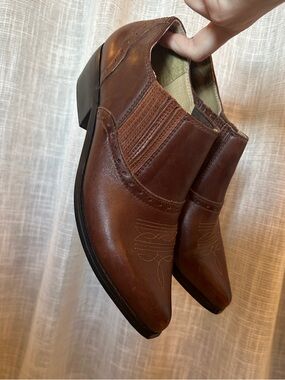 Dan Post dingo Leather Ankle Heel Boots